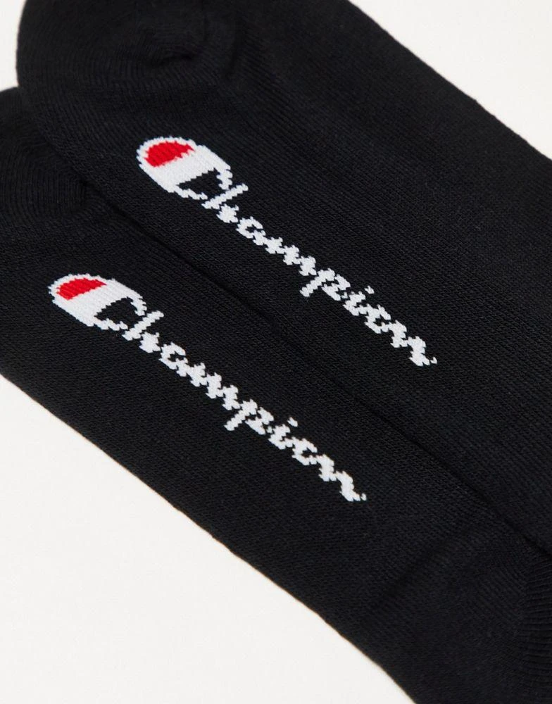 CHAMPION Champion crew socks in black 3 pack 4
