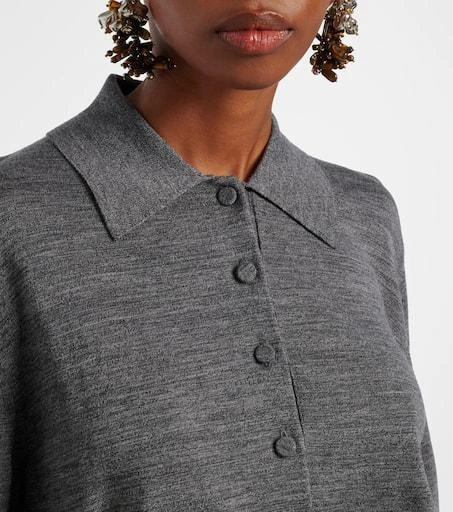 Dries Van Noten Wool polo sweater 4