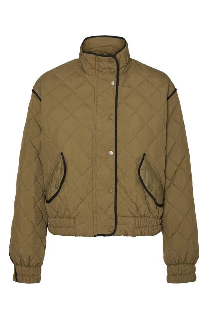 VERO MODA Vilma Quilted Crop Bomber Jacket 4