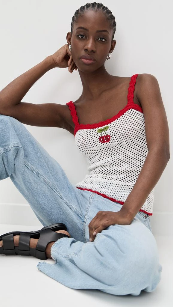 Wayf Marcie Embroidered Cami 1