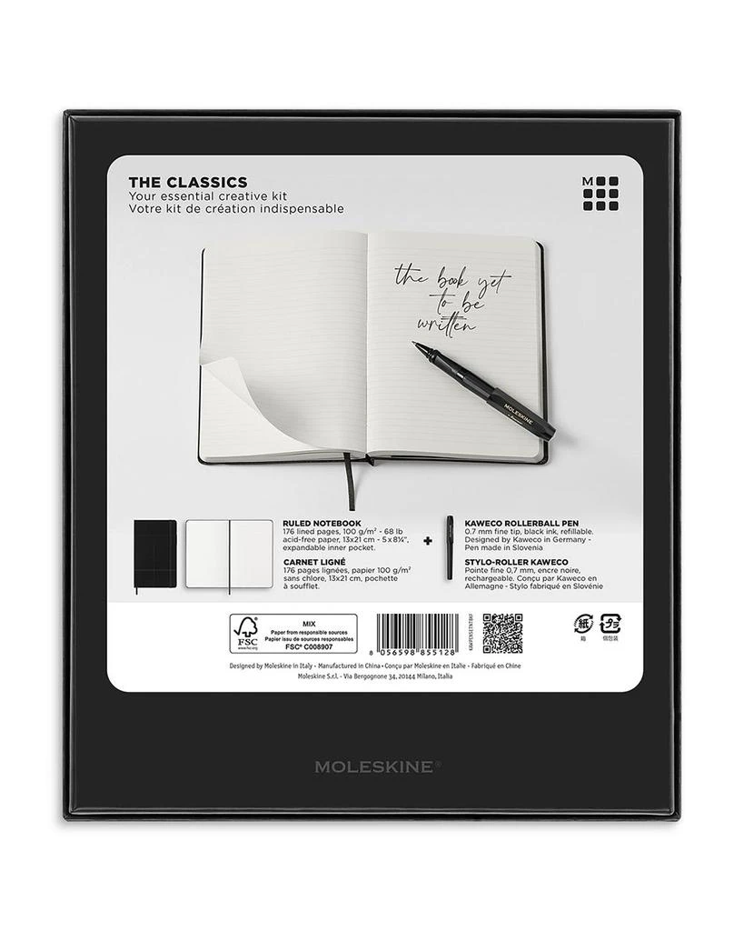 Moleskine Moleskine Classic Notebook and Kaweco Rollerball Pen Set 2