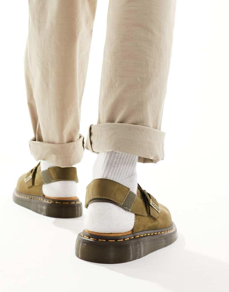 Dr Martens Jorge II mules in khaki suede – On Sale Now with Up to