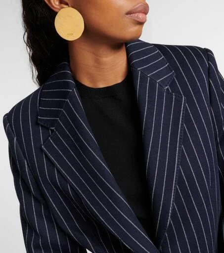 Max Mara Aceri pinstripe jersey blazer 4