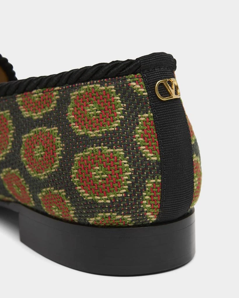 Valentino Men
s Les Alcovettes Jacquard Loafers 6