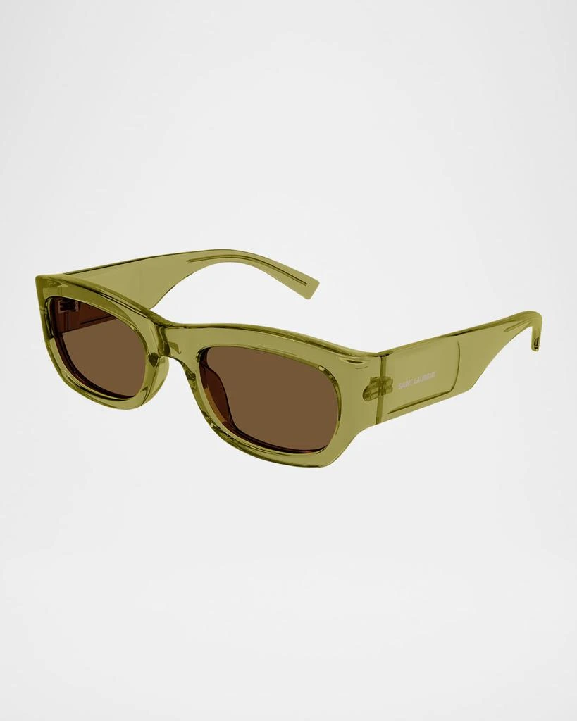 Yves Saint Laurent Plastic Rectangle Sunglasses 1