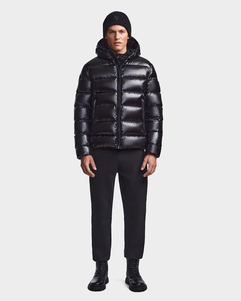 RUDSAK DEMIAN S MEN'S GLOSSY HOODED DOWN PUFFER