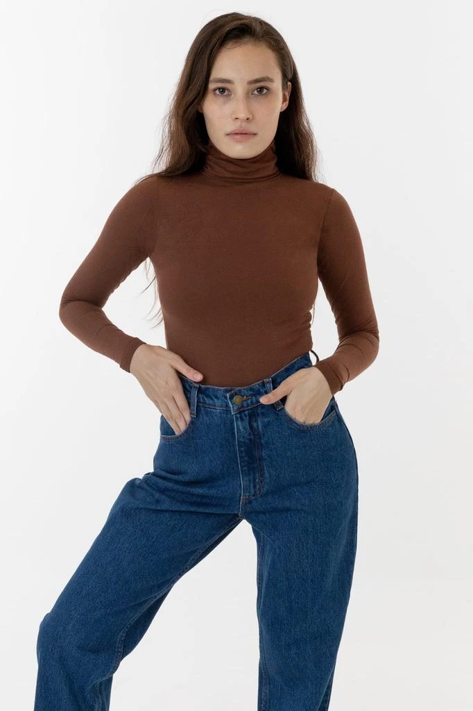 Los Angeles Apparel 8306 - Cotton Spandex Turtleneck 17