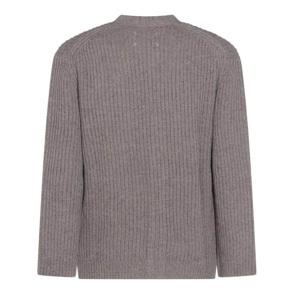 MAISON MARGIELA Maison Margiela Ribbed Buttoned Cardigan 2