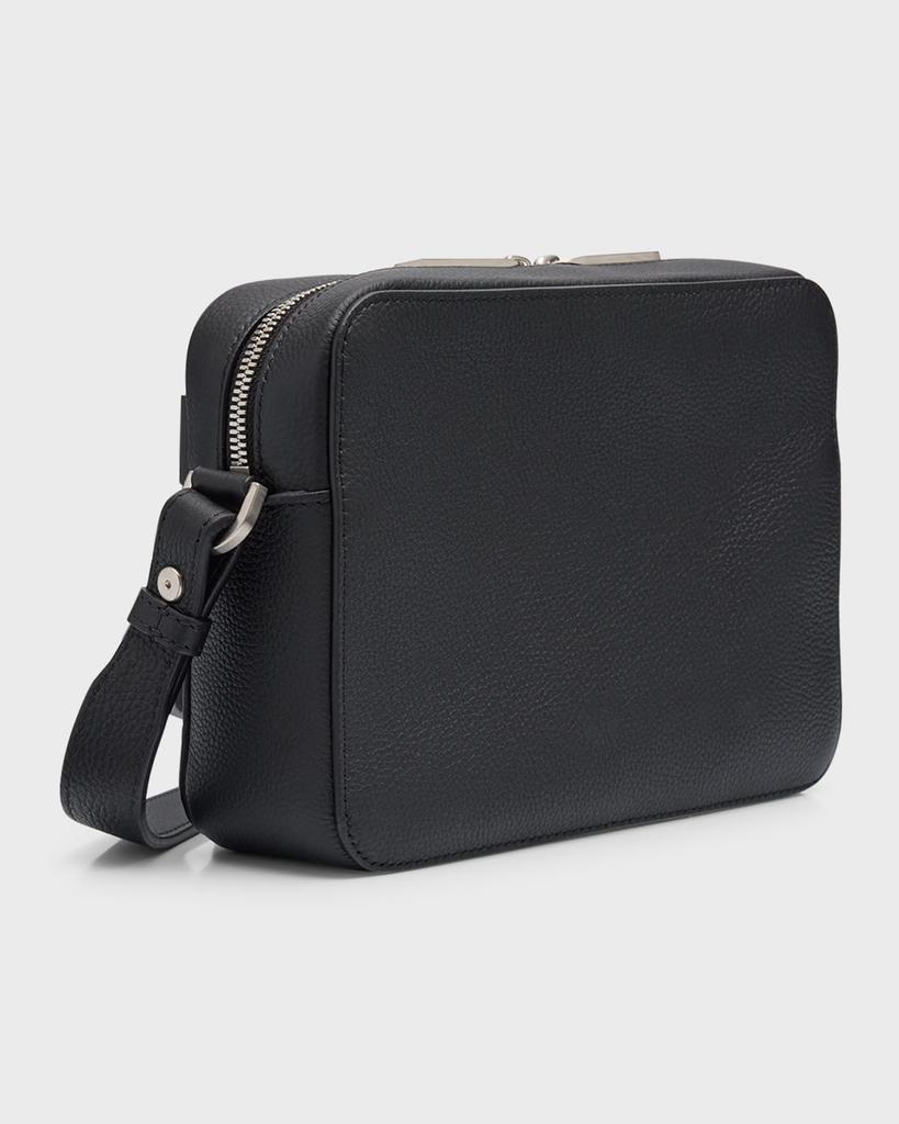 ショルダーバッグ Salvatore Ferragamo Black Leather Crossbody Bag FERRAGAMO - Trapezio leather crossbody bag black - The Corner