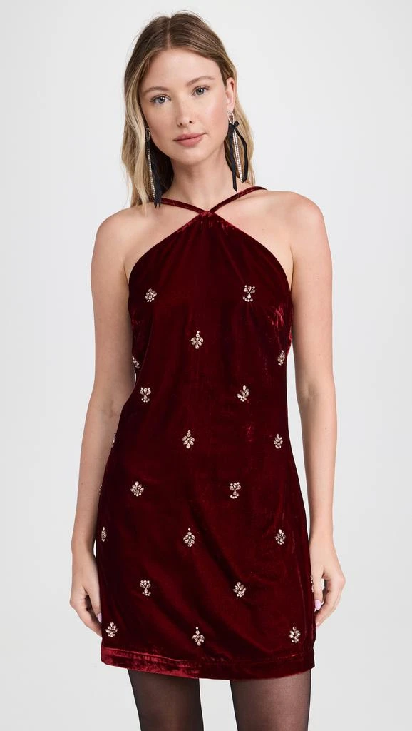 MISA Camille Velvet Dress 6