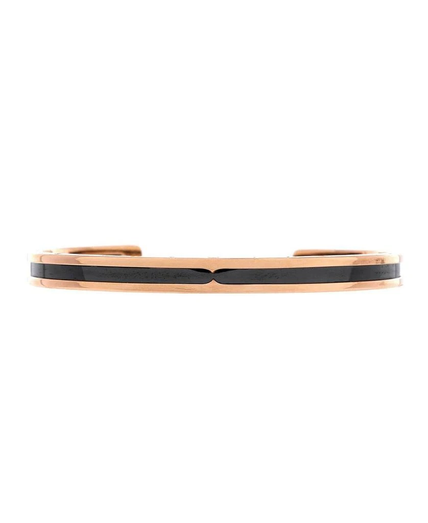 Pre-Owned Bvlgari B.Zero1 Cuff Bracelet 18K Rose Gold and Coated Stainless Steel 1