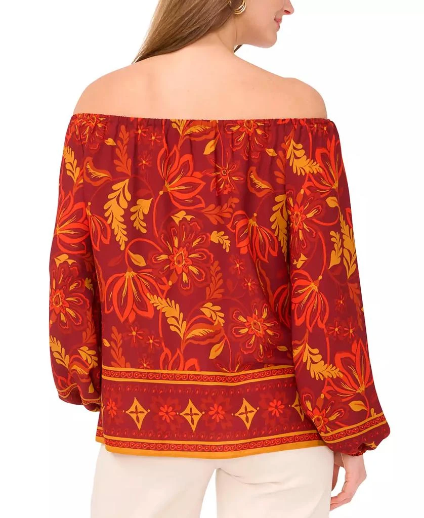 Vince Camuto Women's Off-The-Shoulder Long-Sleeve Blouse 2