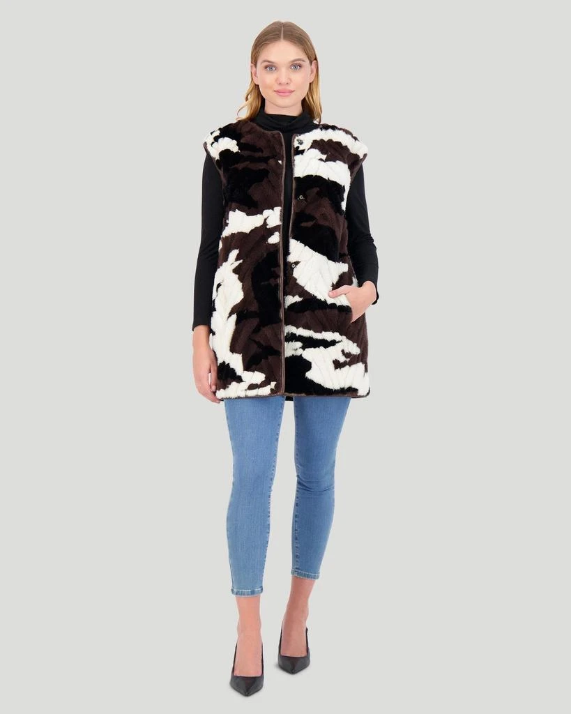 Gorski Mink Sections Vest 2