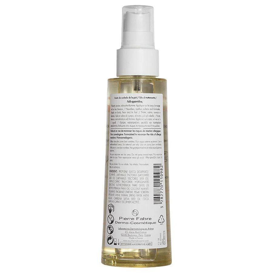 Avene Skin Care Oil, Dry, Quick Absorbing Multi-Use Moisturizer for Hair 
Body 2