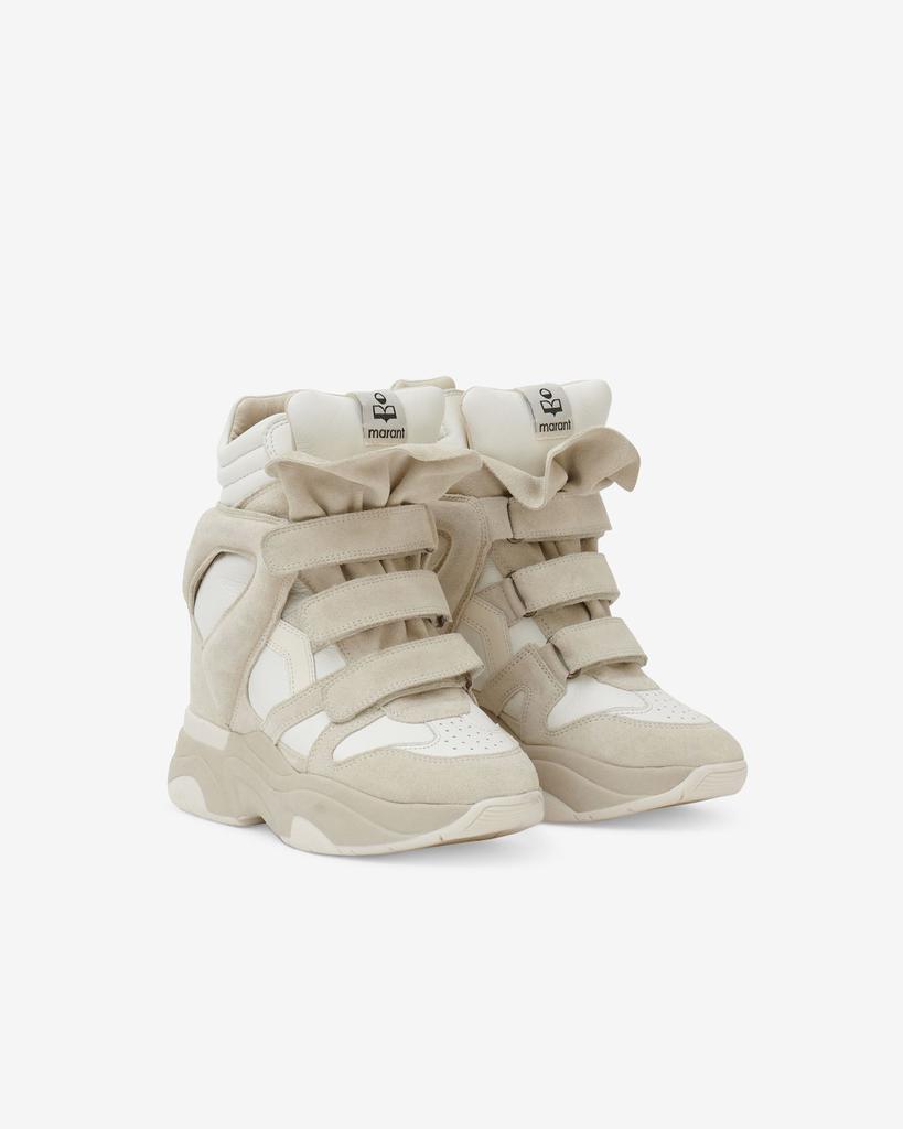 Isabel Marant ISABEL MARANT, BALSKEE SUEDE SNEAKERS - Women - White - 38