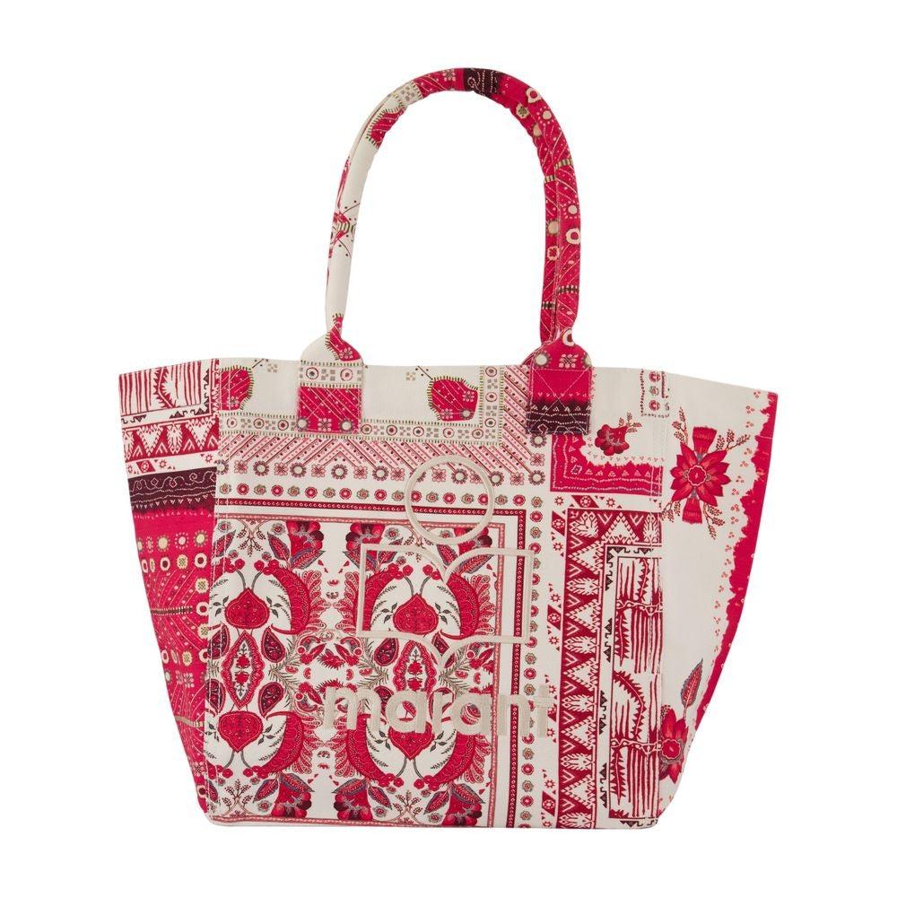 トートバッグ Small Yenky Ge Shopper Bag - Isabel Marant - Cotton - Red Isabel Marant Small Yenky Ge Shopper Bag - Cotton - Red