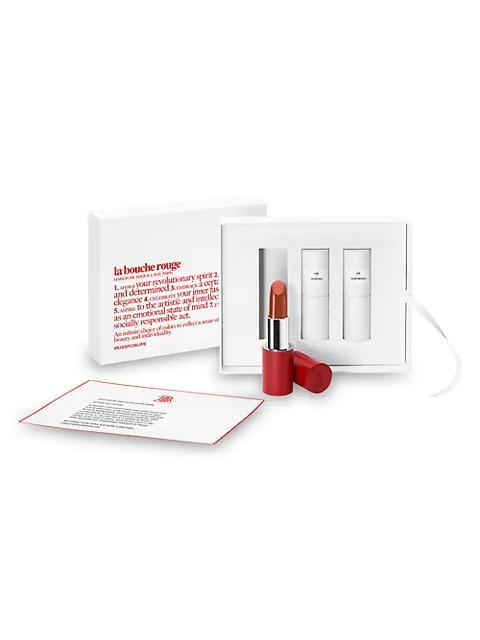 La Bouche Rouge Lipstick Set With Fine Leather Case