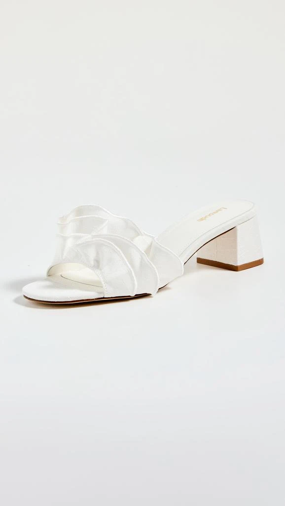 Larroude Brigette Ruffle Mules 1