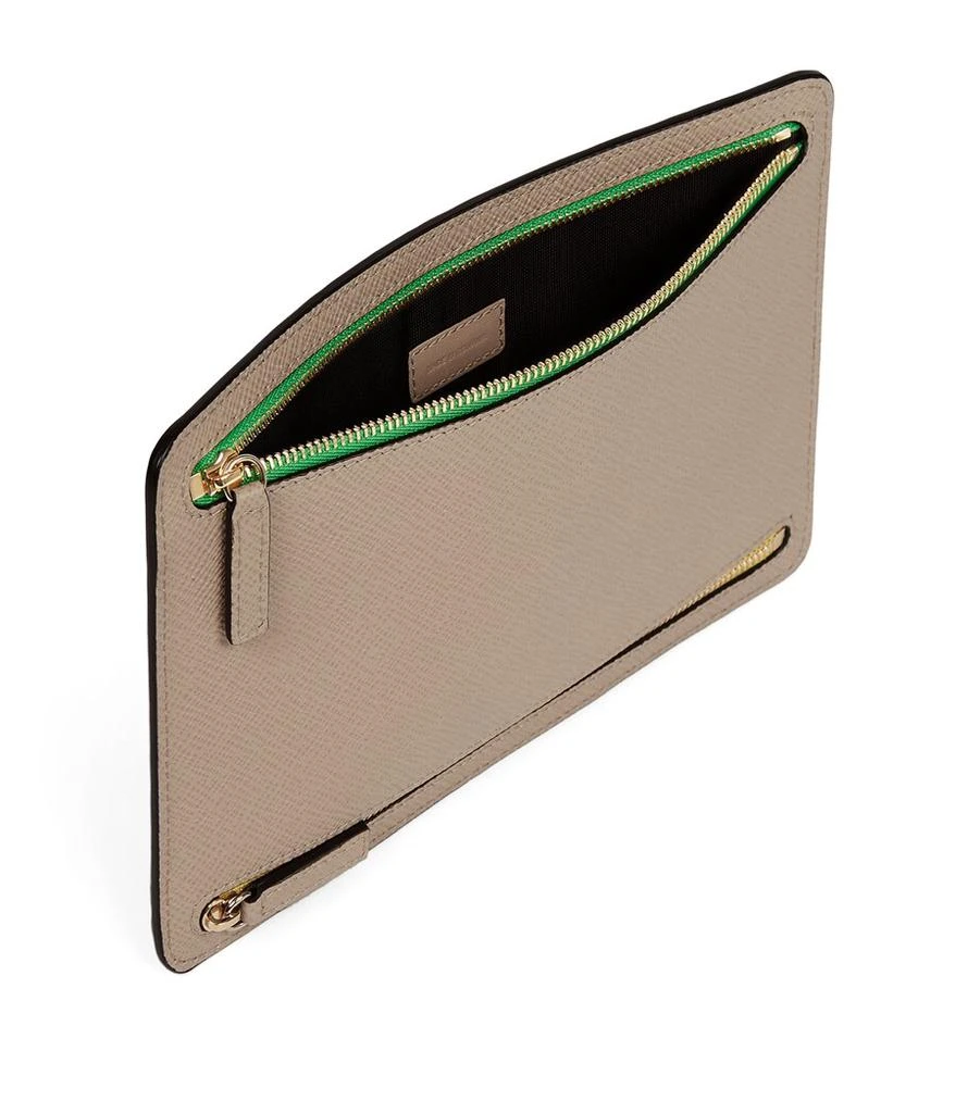 SMYTHSON Panama Leather Multi-Zip Wallet 2