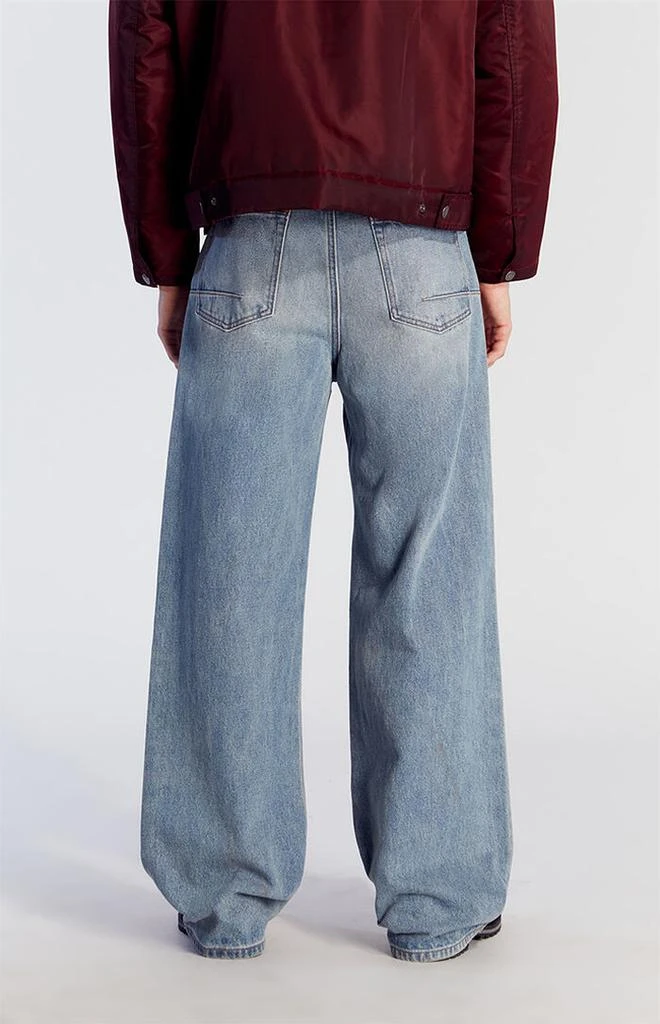 PacSun Light Wash Extreme Baggy Jeans 4