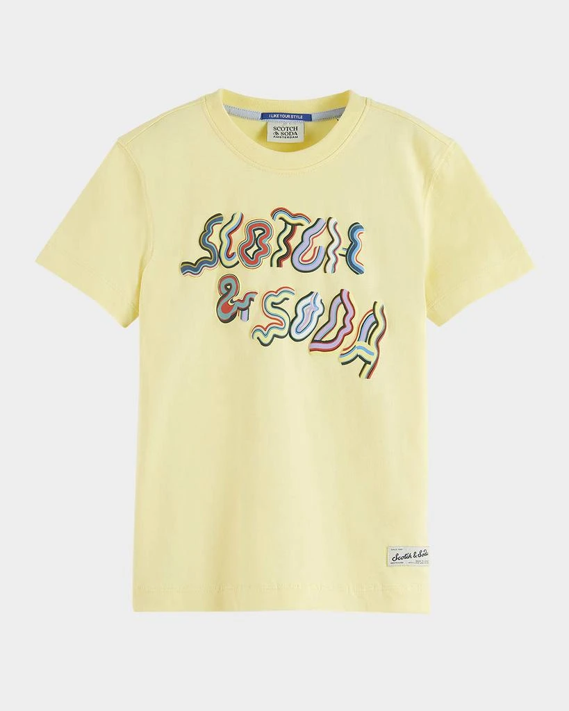 Scotch & Soda Boy's 3D Graphic-Print Organic Cotton T-Shirt, Size 4-12 1
