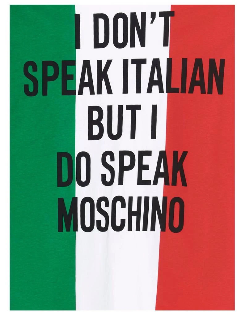 Moschino Moschino Italian Slogan Print T-Shirt Dress 8
