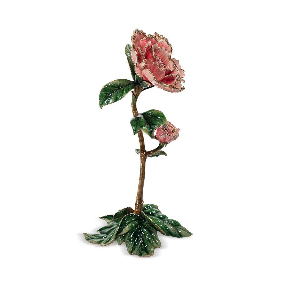 Jay Strongwater Penelope Peony Objet 4