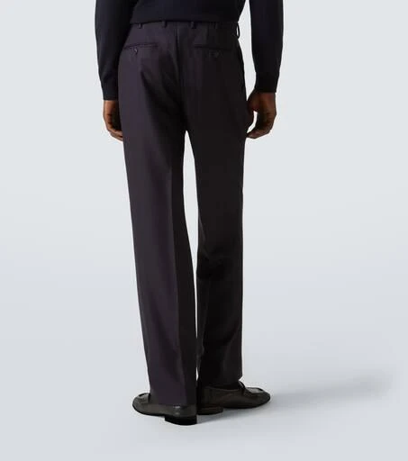 Saman Amel Amo wool twill straight-leg pants 4