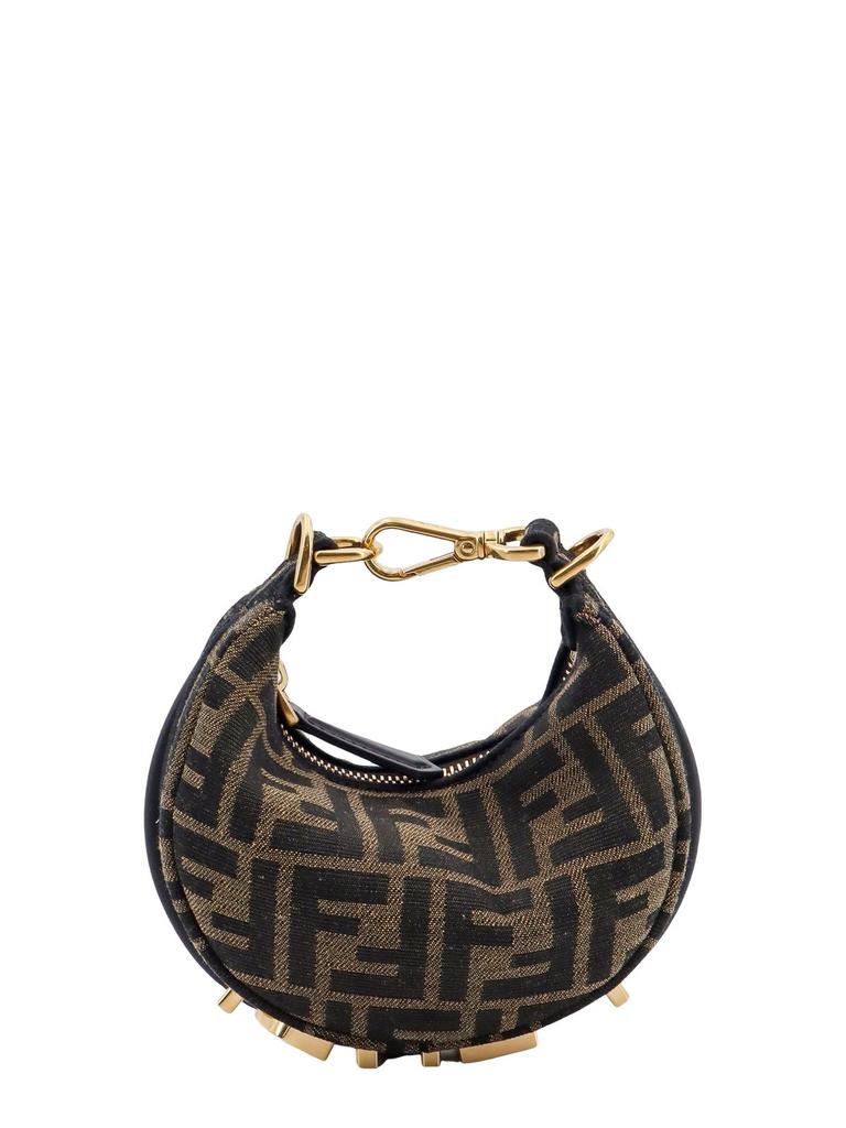 トートバッグ Fendi Embroidered Jacquard Large Roll Shopping Bag Fendi Women Embroidered Jacquard Large Roll Shopping Bag In