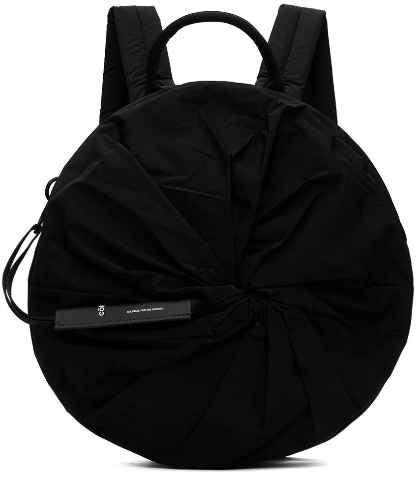 Côte & Ciel Black Adria Smooth Backpack 1