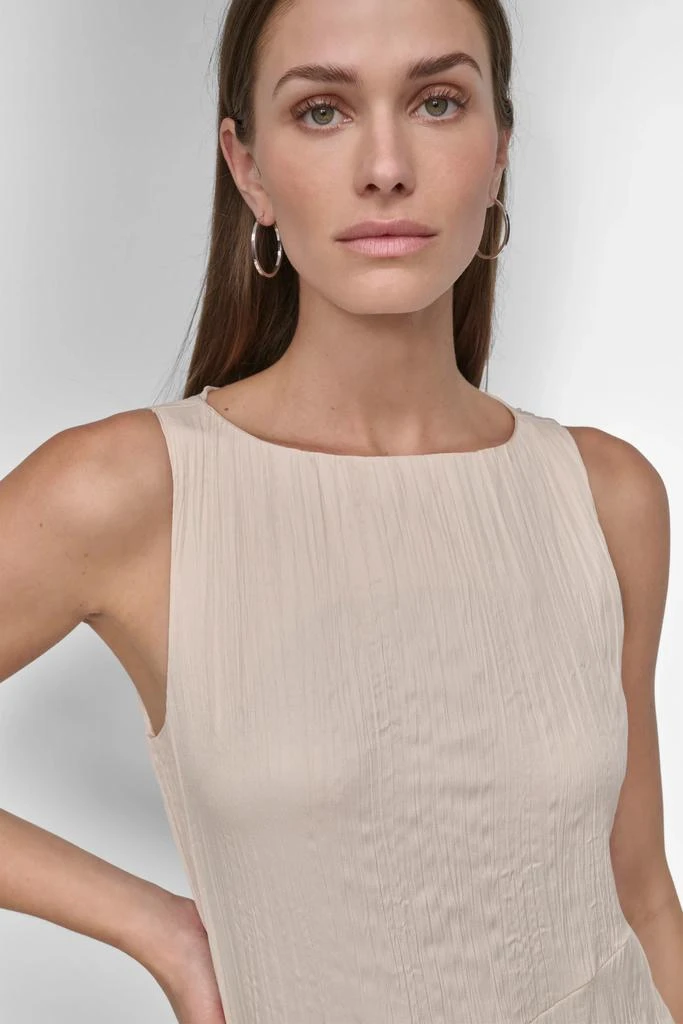 DKNY SLEEVELESS BROOMSTICK TWILL MIDI 6