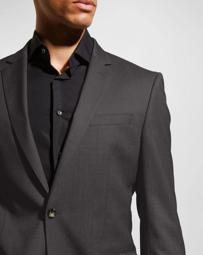 Hugo Boss Men's Stretch-Wool Basic Two-Piece Slim Fit Suit, Gray 5