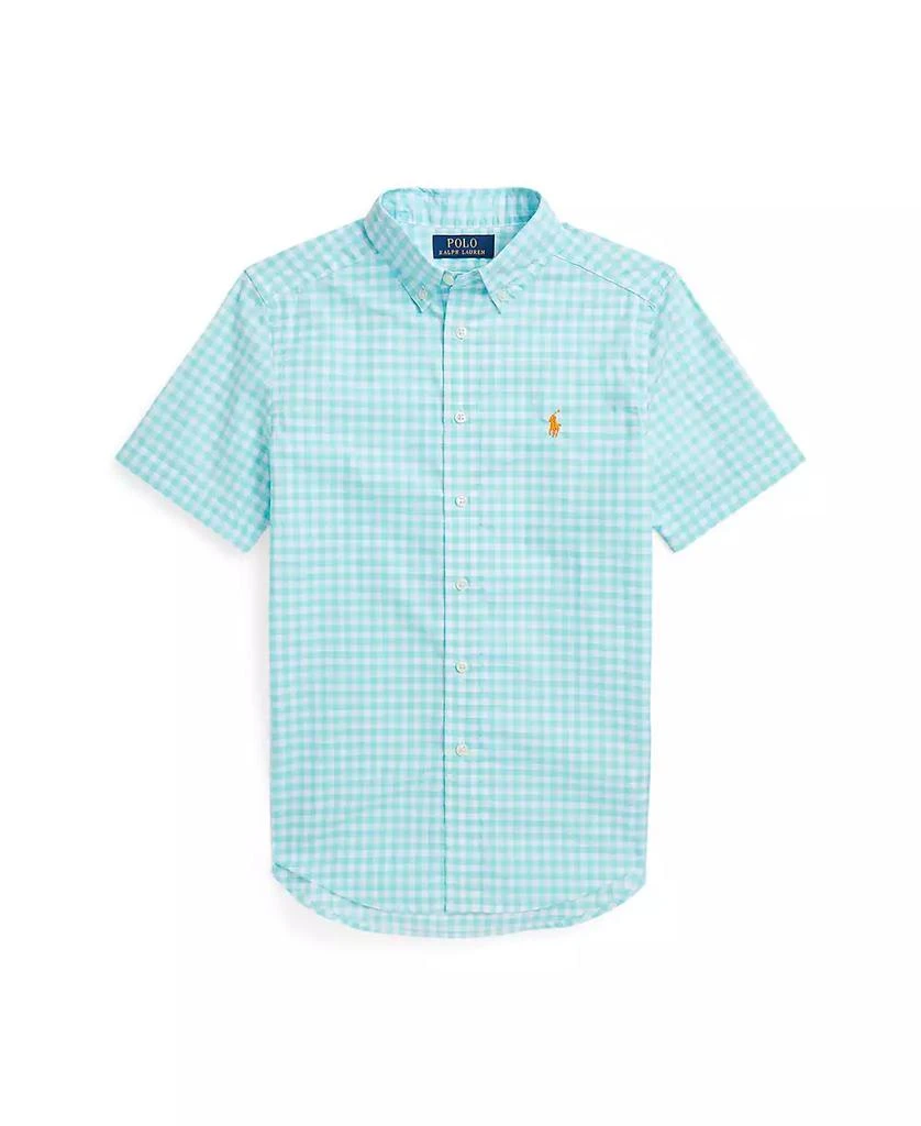 Ralph Lauren Big Boys Gingham Poplin Short Sleeve Shirt 1