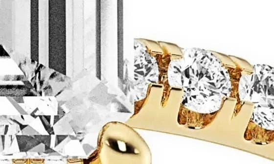 Badgley Mischka 14K Gold Emerald Cut Lab Created Diamond Ring - 2.20ct. 5