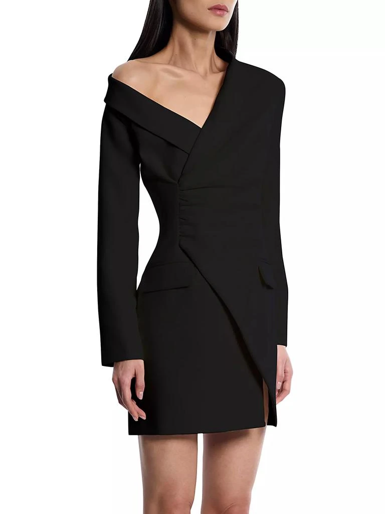 BCBG Asymmetrical Blazer Dress 4