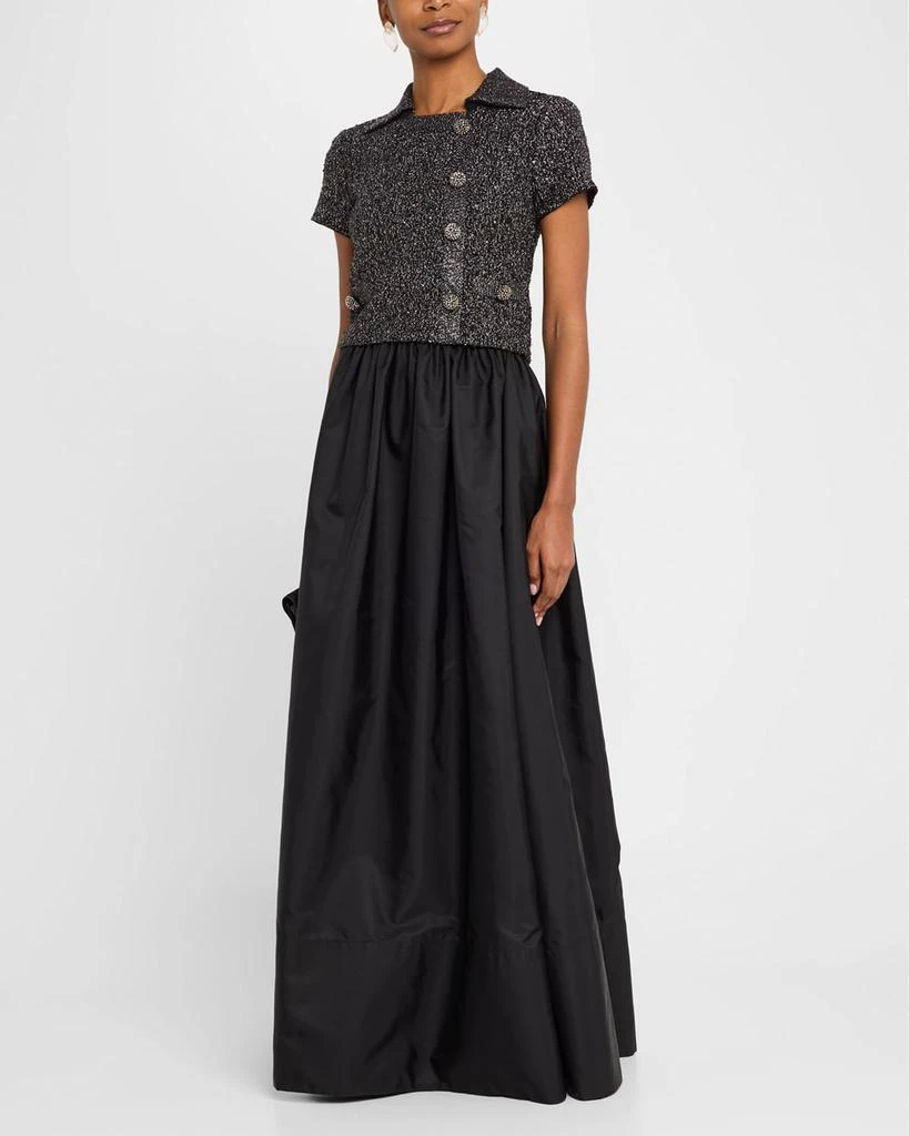 St. John Taffeta Skirt W Pockets 2