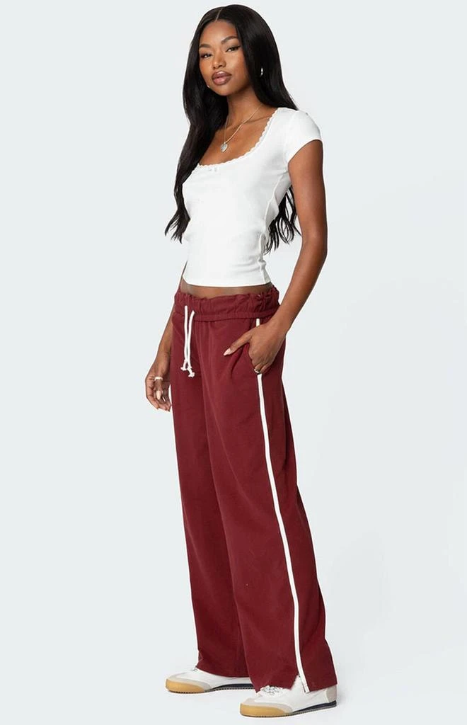 Edikted Priscilla Lace Trim T-Shirt 4