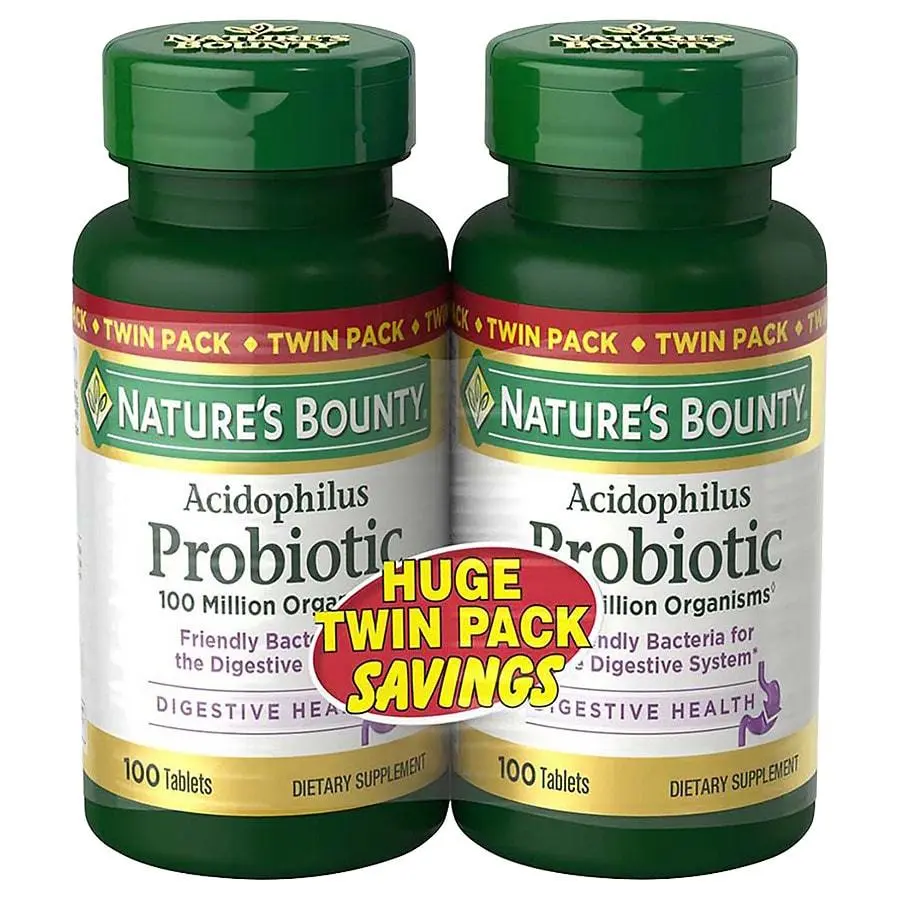 Nature's Bounty Acidophilus Probiotic Tablets
