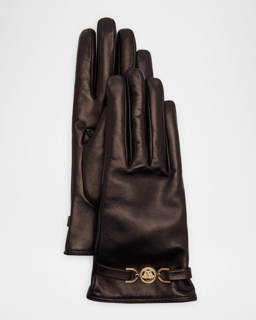 Versace Medusa '95 Leather Gloves