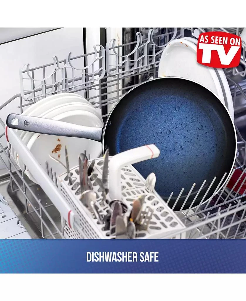 Blue Diamond Diamond-Infused 9.5" and 11" Frying Pan Set. 4
