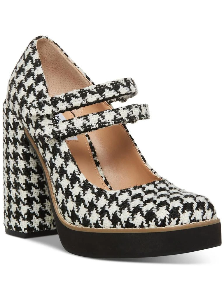 Steve Madden Twice Womens Patent Casual Block Heels 1