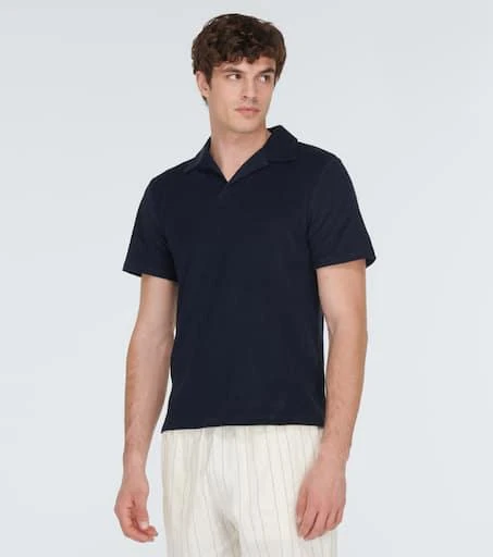 Frescobol Carioca Faustino terry polo shirt 3