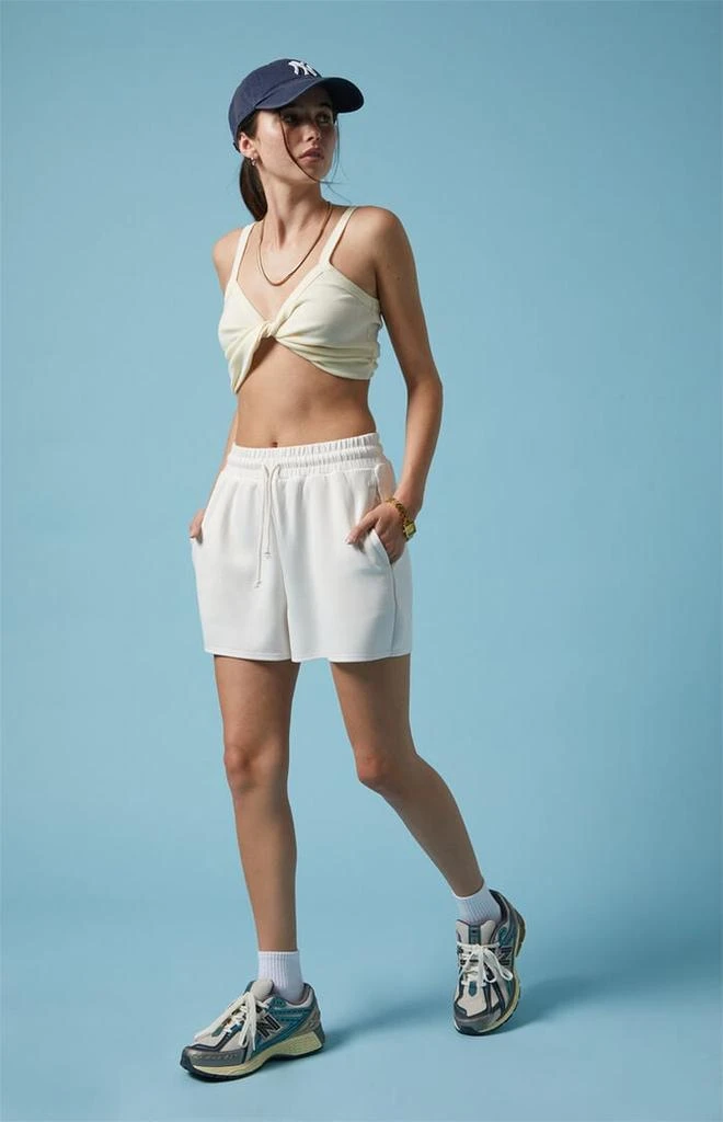 PAC 1980 Active Ivory Sweat Shorts 1