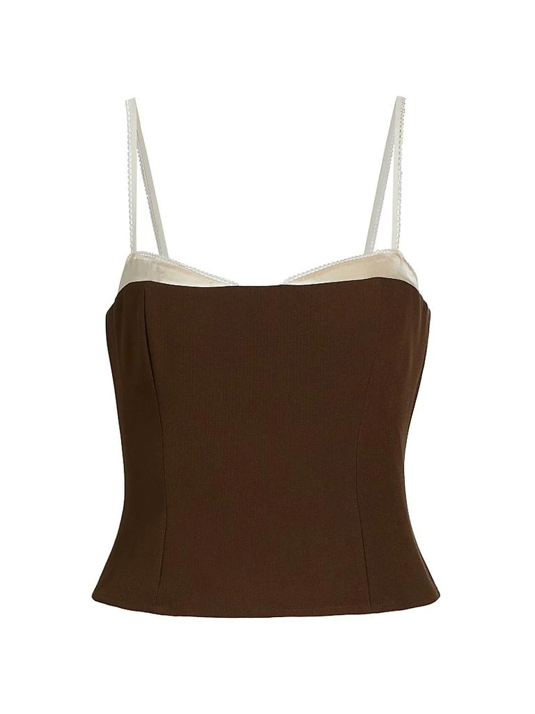 Reformation Melanie Layered Crop Top 1