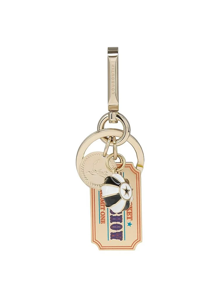 Christian Louboutin Steel Keyring 2