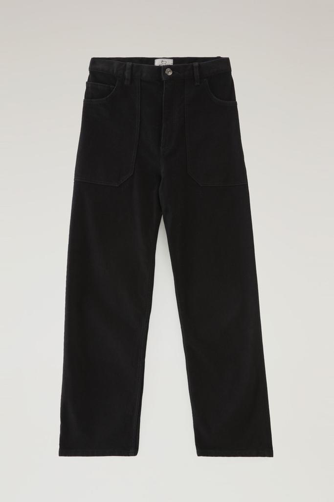 Woolrich Denim Pants in Cotton - Women - Black
