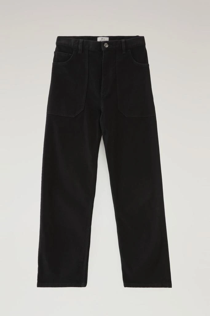 Woolrich Denim Pants in Cotton - Women - Black 1