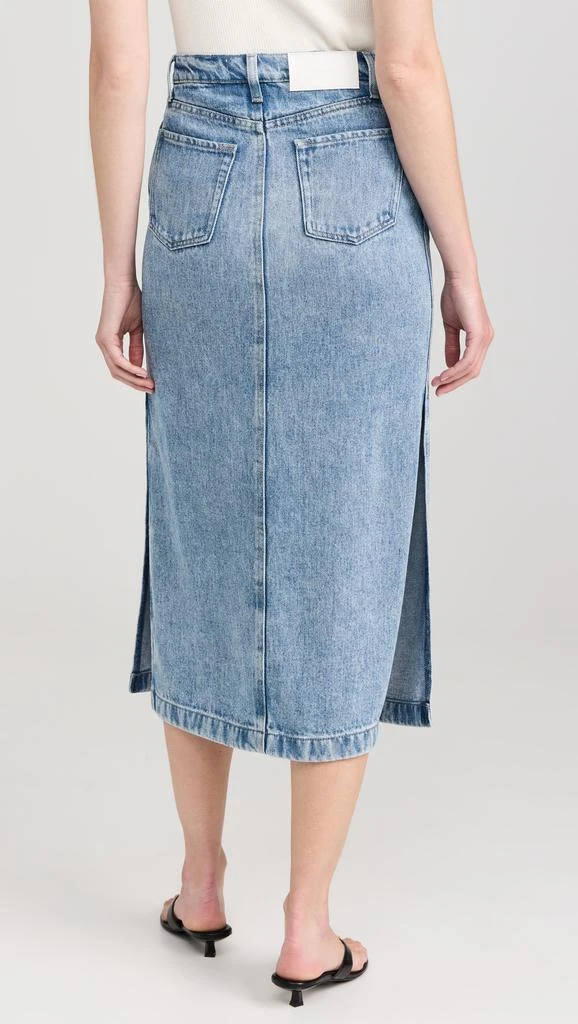 7 For All Mankind Midi Denim Skirt 2