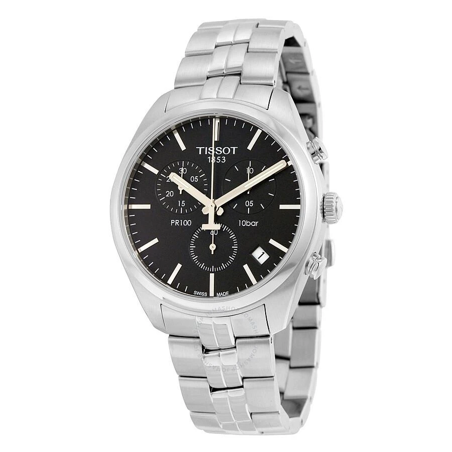 Tissot PR 100 Chronograph Black Dial Men's Watch T1014171105100 1