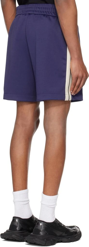 Palm Angels Navy Classic Logo Track Shorts 3
